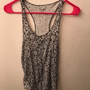 Black and white Aztec tank top